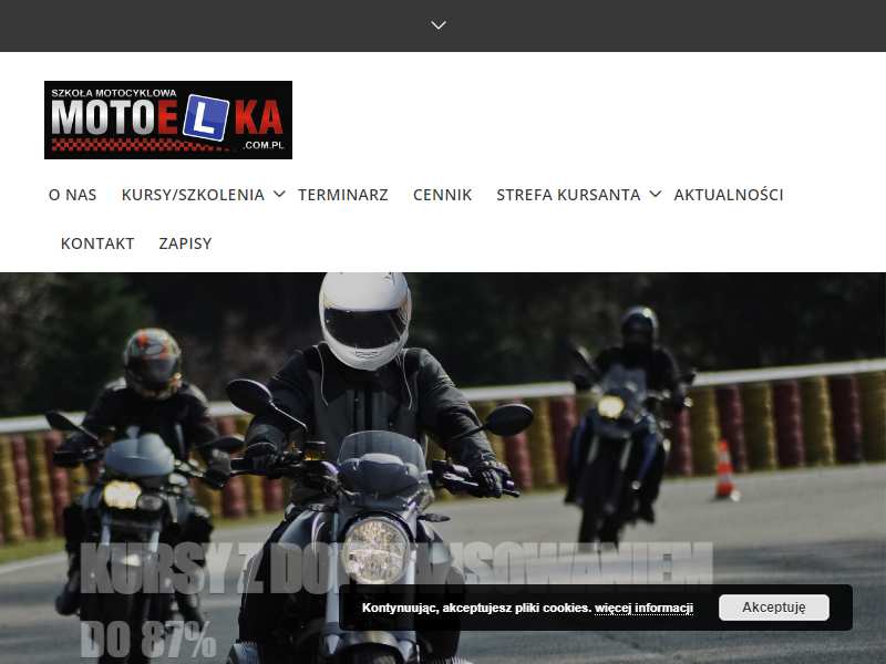  Szkoła motocyklistów Kraków - motoelka