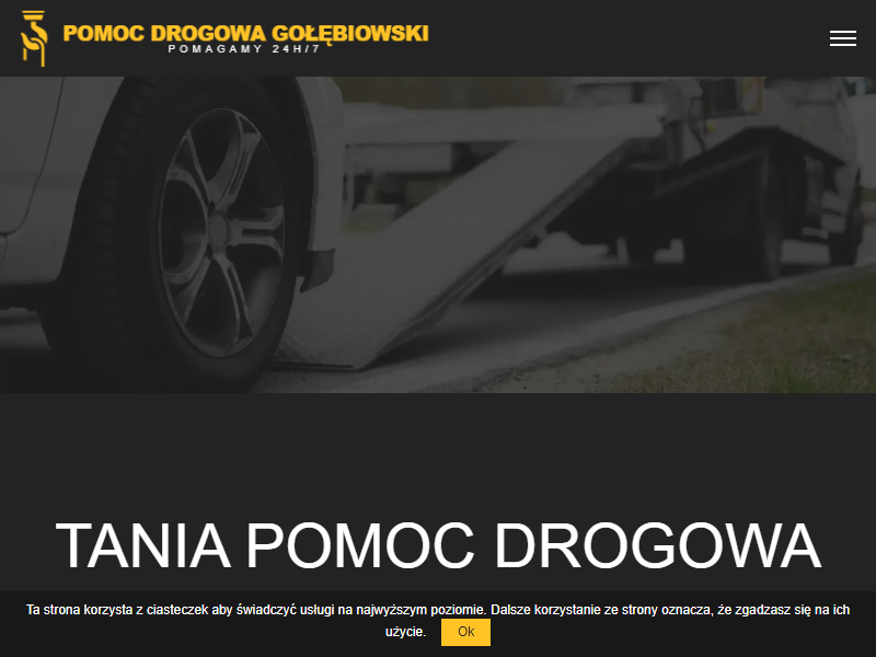 Możliwość skorzystania z usługi odholowania dla motocykli realizowana przez firmę POMOC DROGOWA GOŁĘBIOWSKI 